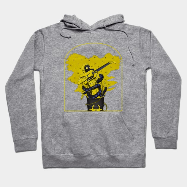 Retro Music band metal Hoodie by franzwilderman